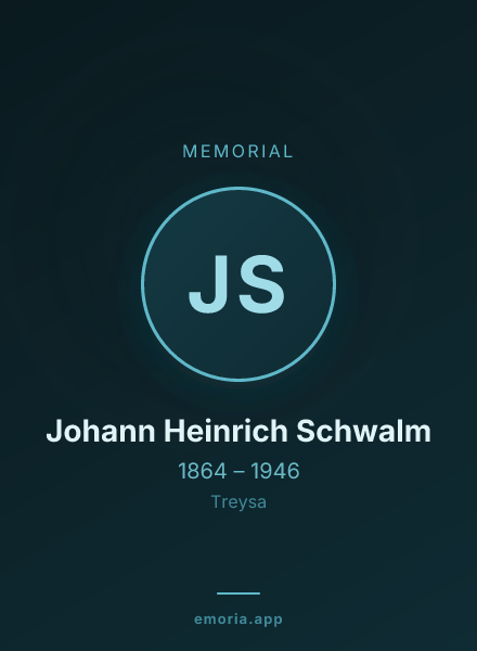 Memorial portrait of Johann Heinrich Schwalm