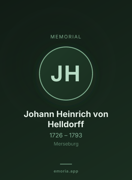 Memorial portrait of Johann Heinrich von Helldorff