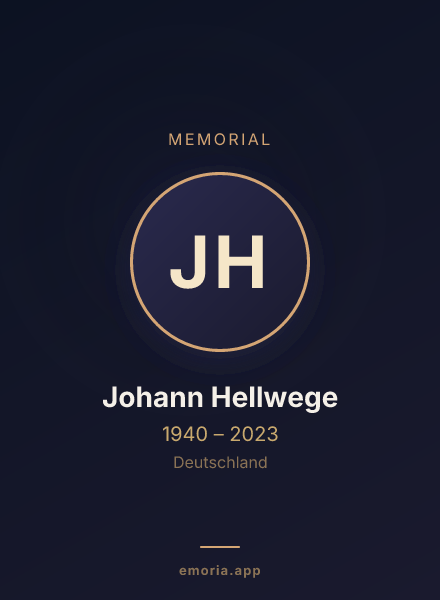 Memorial portrait of Johann Hellwege