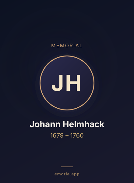 Memorial portrait of Johann Helmhack