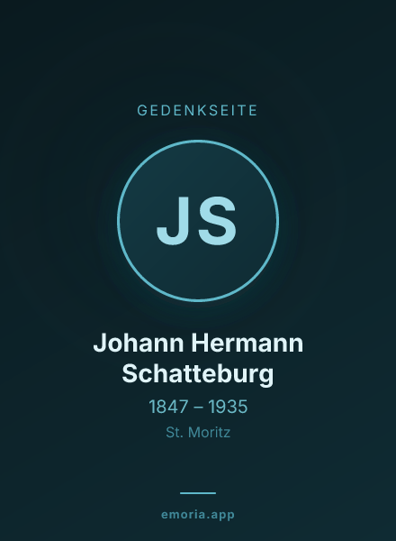 Gedenkportrait von Johann Hermann Schatteburg