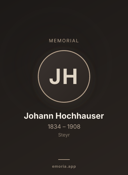 Memorial portrait of Johann Hochhauser