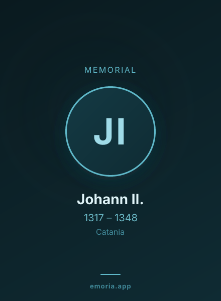 Memorial portrait of Johann II.