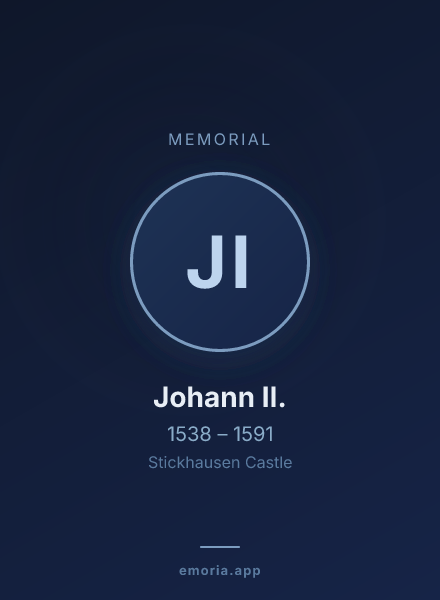 Memorial portrait of Johann II.