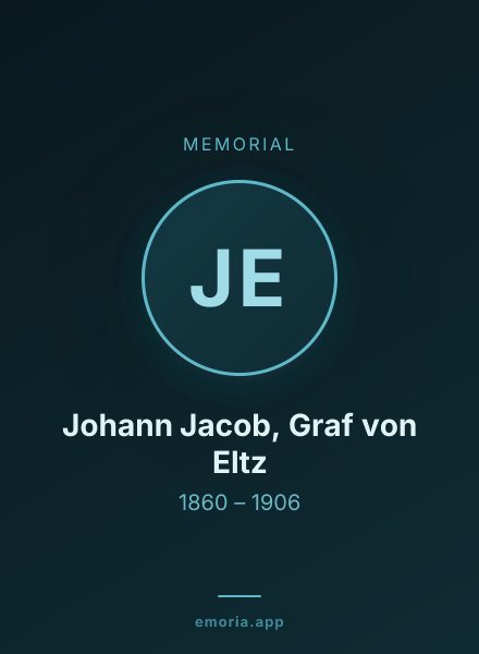 Memorial portrait of Johann Jacob, Graf von Eltz