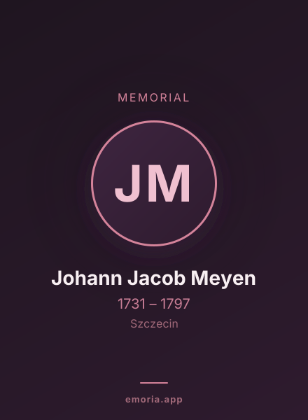 Memorial portrait of Johann Jacob Meyen