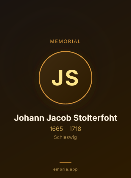 Memorial portrait of Johann Jacob Stolterfoht