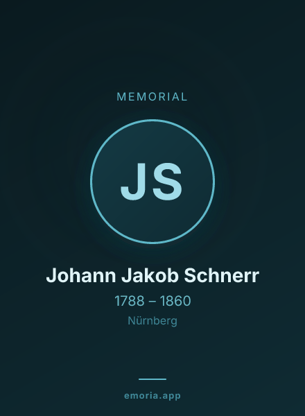 Memorial portrait of Johann Jakob Schnerr