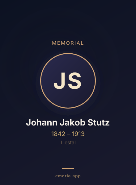Memorial portrait of Johann Jakob Stutz