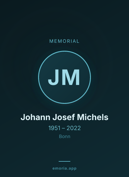 Memorial portrait of Johann Josef Michels