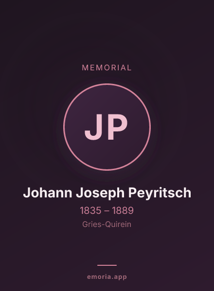 Memorial portrait of Johann Joseph Peyritsch