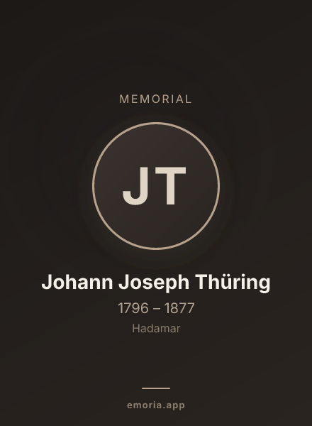 Memorial portrait of Johann Joseph Thüring