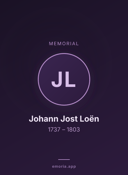 Memorial portrait of Johann Jost Loën