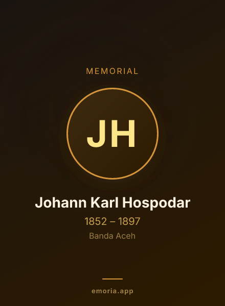 Memorial portrait of Johann Karl Hospodar