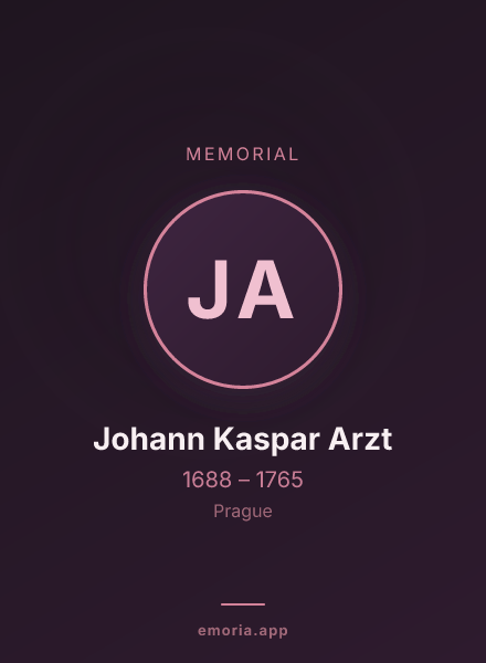 Memorial portrait of Johann Kaspar Arzt