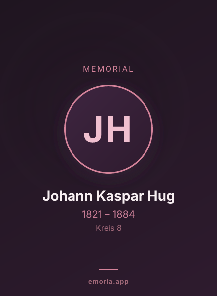 Memorial portrait of Johann Kaspar Hug