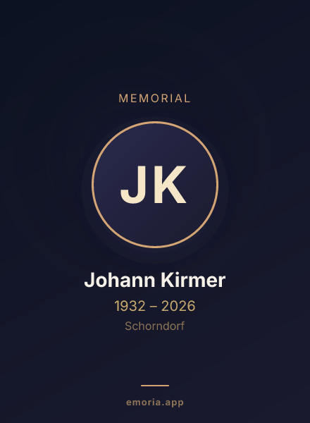 Memorial portrait of Johann Kirmer