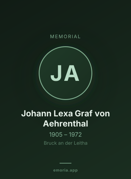 Memorial portrait of Johann Lexa Graf von Aehrenthal
