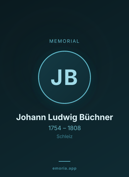 Memorial portrait of Johann Ludwig Büchner