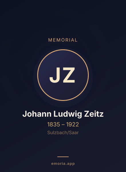 Memorial portrait of Johann Ludwig Zeitz