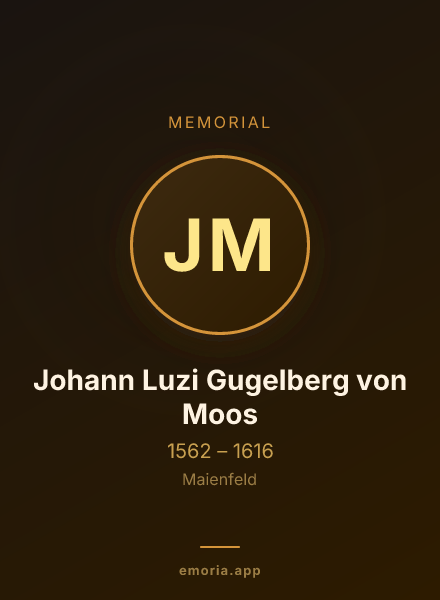 Memorial portrait of Johann Luzi Gugelberg von Moos