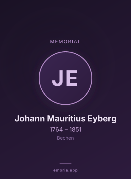 Memorial portrait of Johann Mauritius Eyberg