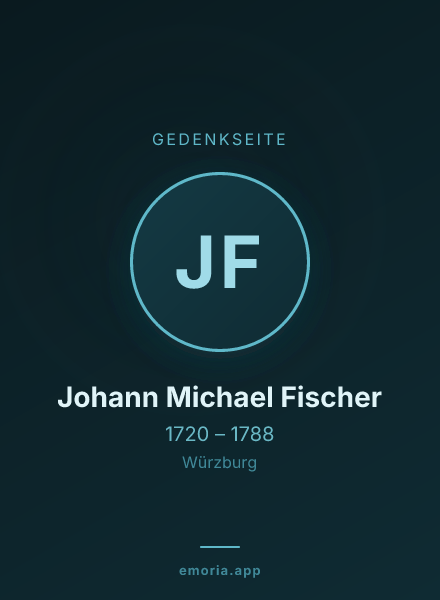 Gedenkportrait von Johann Michael Fischer
