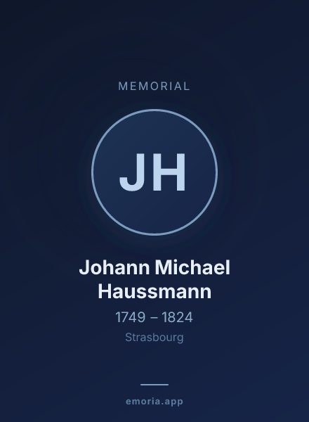 Memorial portrait of Johann Michael Haussmann