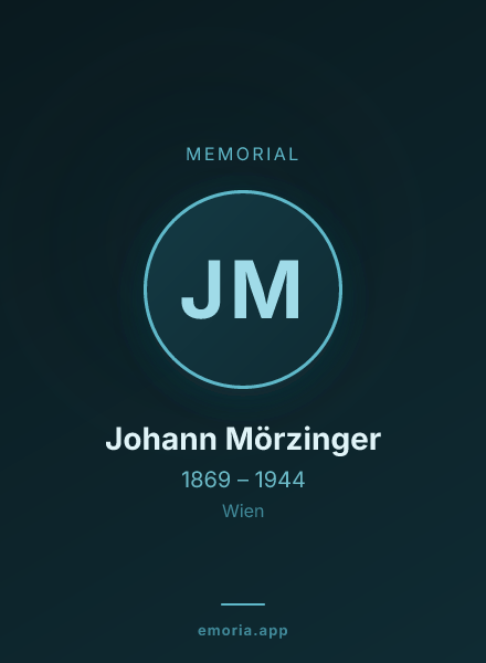 Memorial portrait of Johann Mörzinger