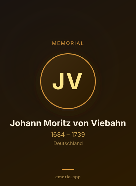 Memorial portrait of Johann Moritz von Viebahn