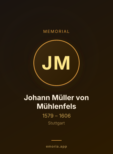 Memorial portrait of Johann Müller von Mühlenfels