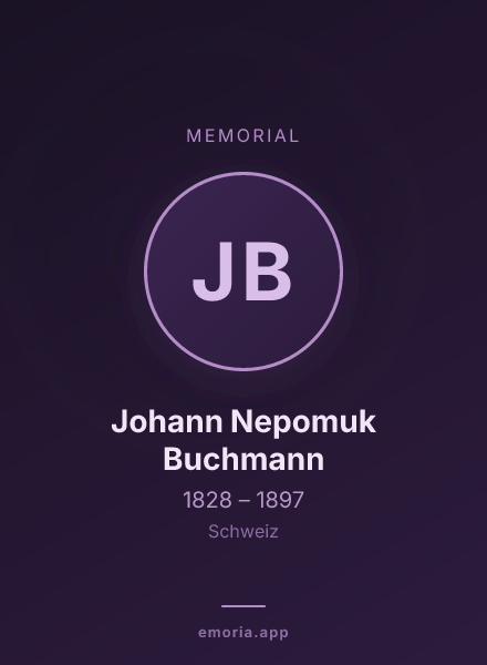 Memorial portrait of Johann Nepomuk Buchmann