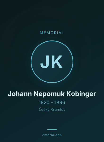 Memorial portrait of Johann Nepomuk Kobinger