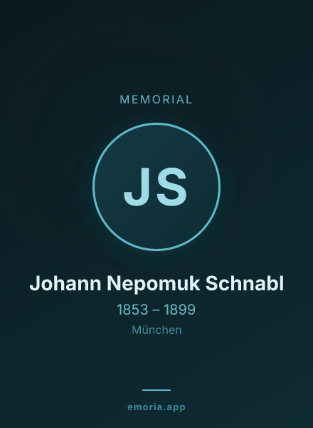 Memorial portrait of Johann Nepomuk Schnabl