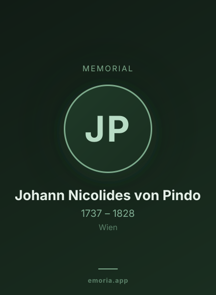 Memorial portrait of Johann Nicolides von Pindo