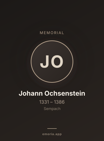 Memorial portrait of Johann Ochsenstein
