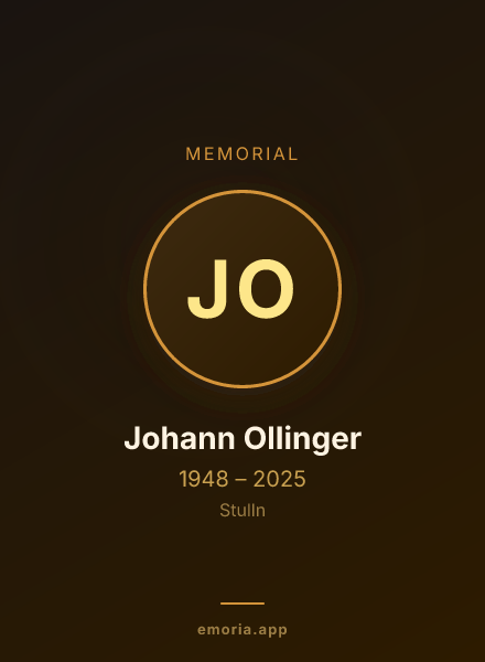 Memorial portrait of Johann Ollinger