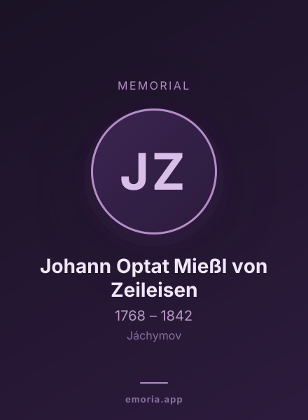 Memorial portrait of Johann Optat Mießl von Zeileisen