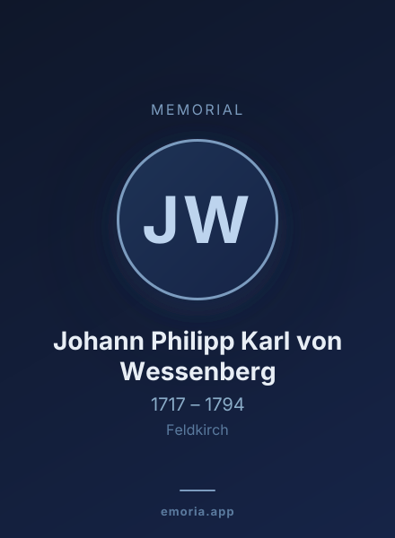 Memorial portrait of Johann Philipp Karl von Wessenberg