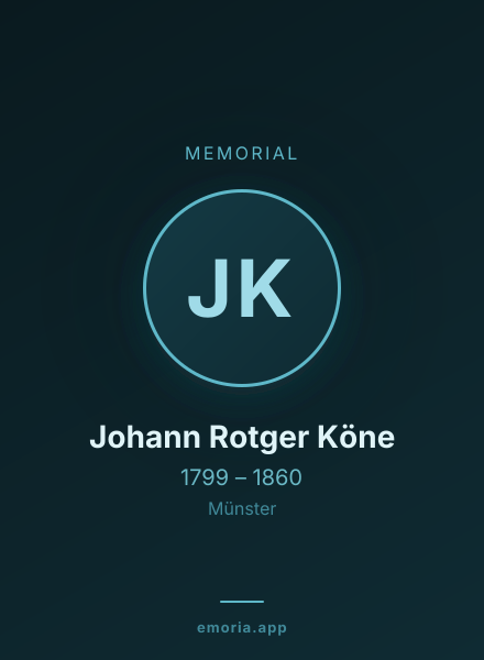 Memorial portrait of Johann Rotger Köne