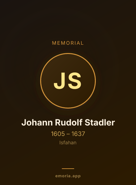 Memorial portrait of Johann Rudolf Stadler