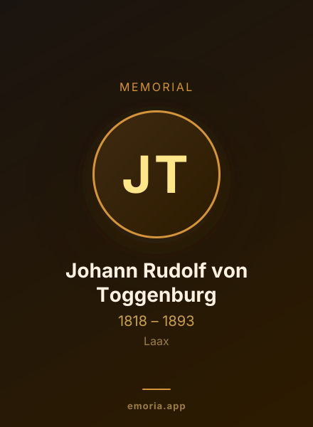 Memorial portrait of Johann Rudolf von Toggenburg