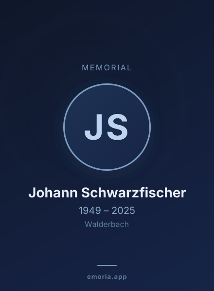 Memorial portrait of Johann Schwarzfischer