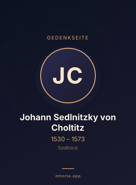 Gedenkportrait von Johann Sedlnitzky von Choltitz