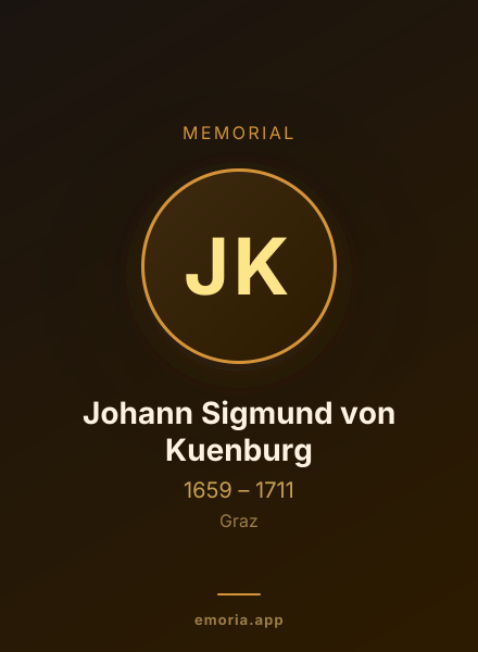 Memorial portrait of Johann Sigmund von Kuenburg