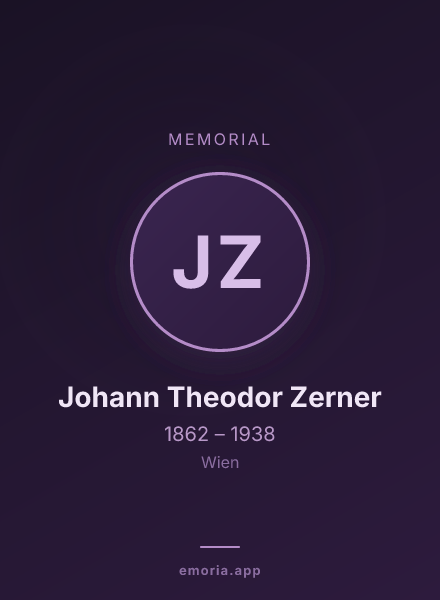 Memorial portrait of Johann Theodor Zerner