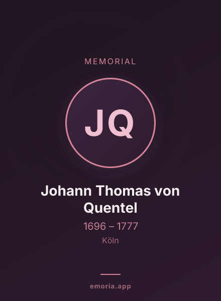 Memorial portrait of Johann Thomas von Quentel