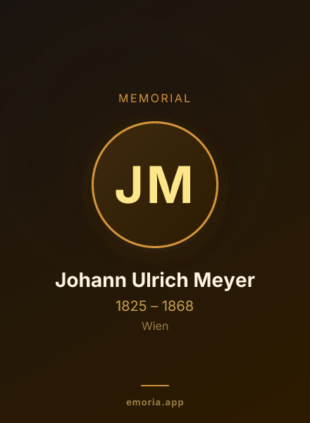 Memorial portrait of Johann Ulrich Meyer