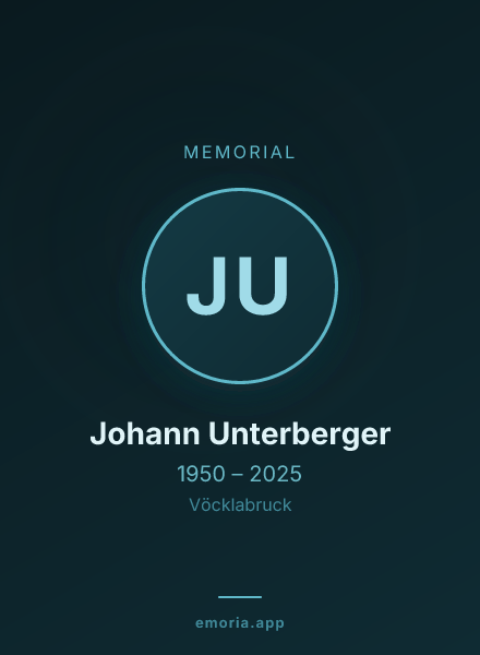 Memorial portrait of Johann Unterberger