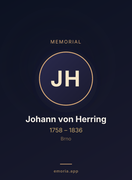 Memorial portrait of Johann von Herring